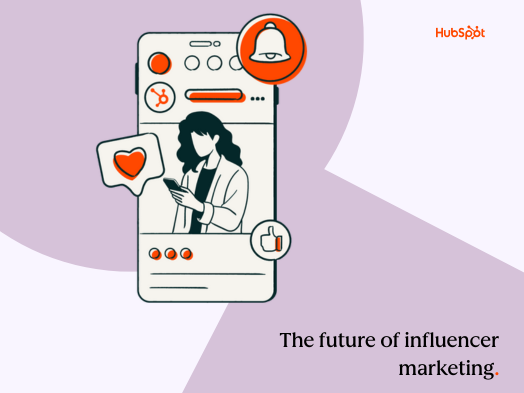 social media influencer represented by an image on the phone