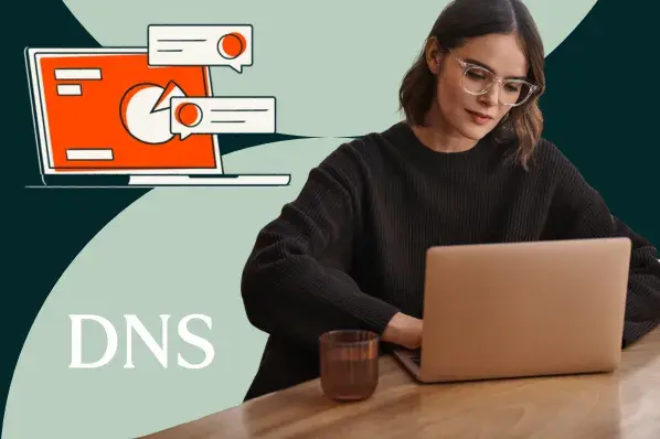 woman looking up what is a dns server