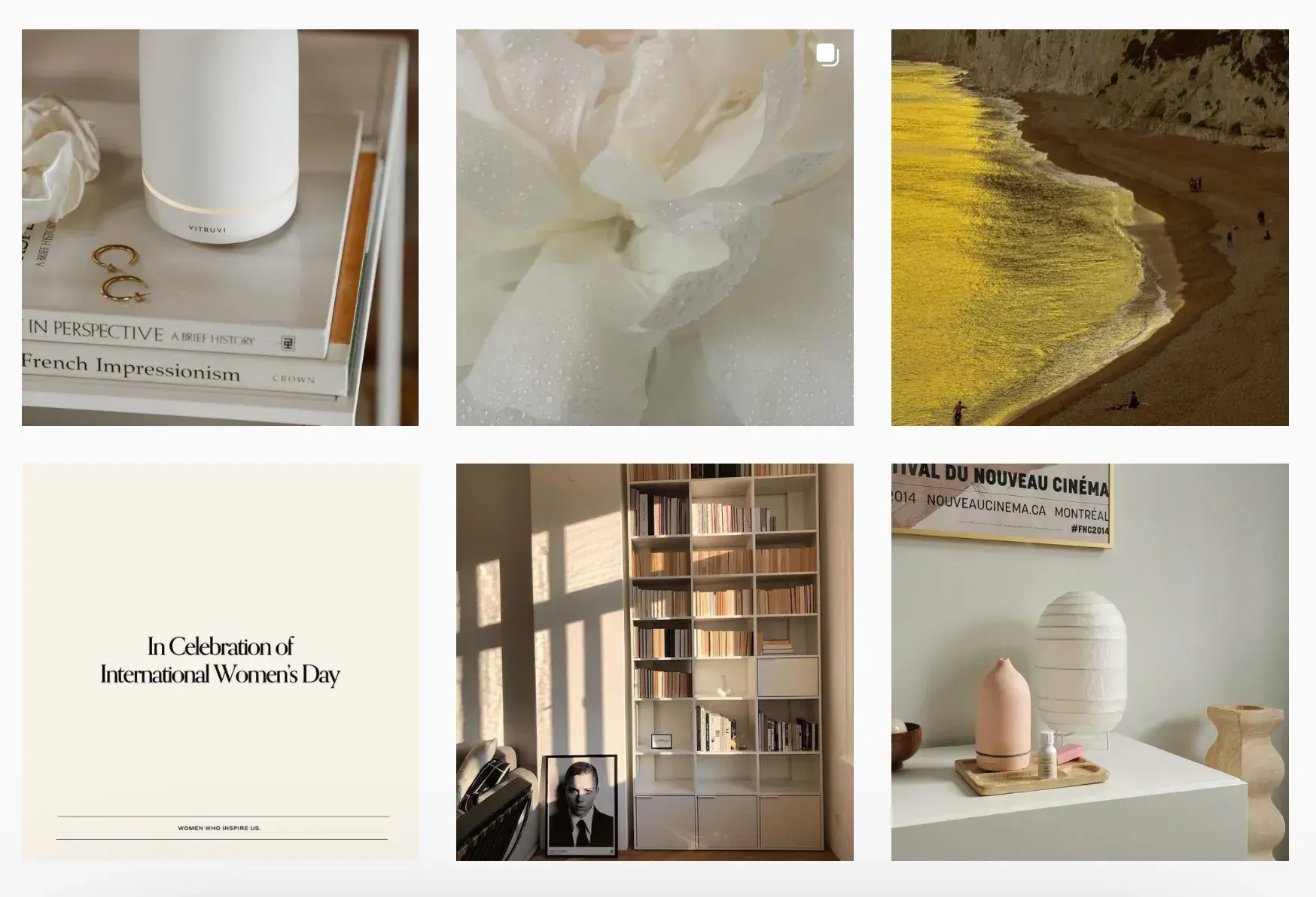 instagram posts, grid