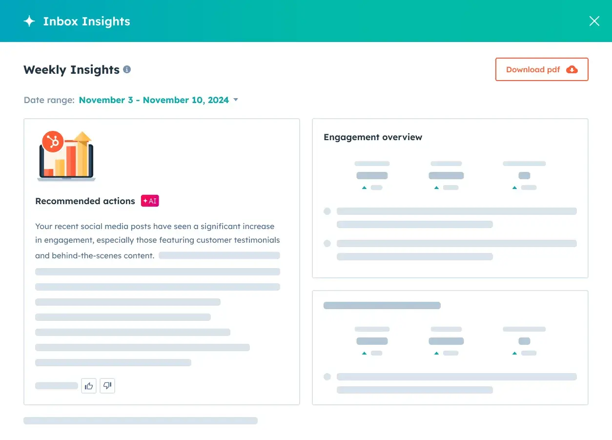 hubspot’s instagram analytics tools are included with their marketing platform