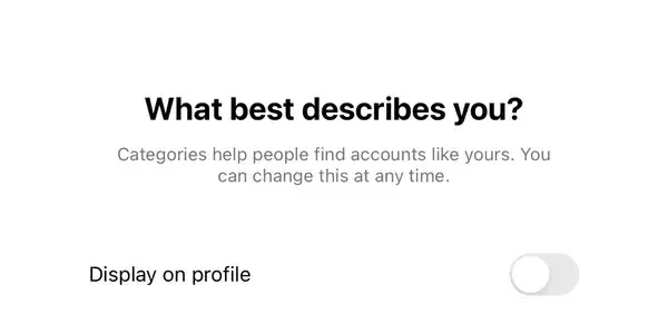 a screenshot demonstrating how to create an instagram business profile
