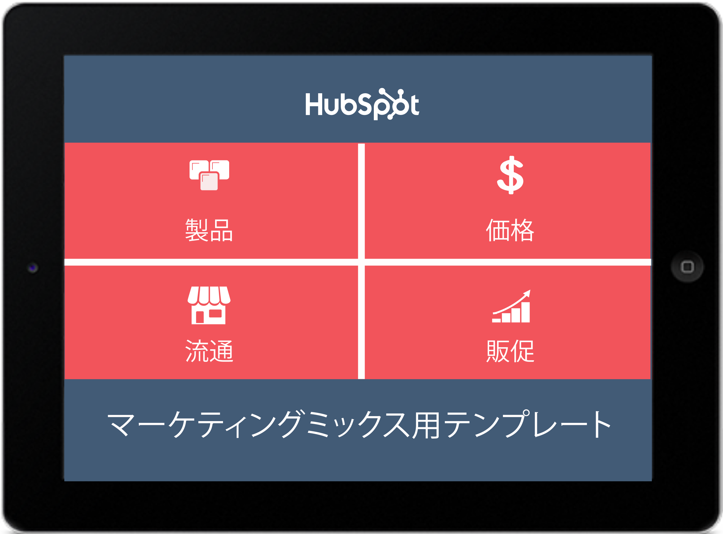 マーケティングミックス用テンプレート