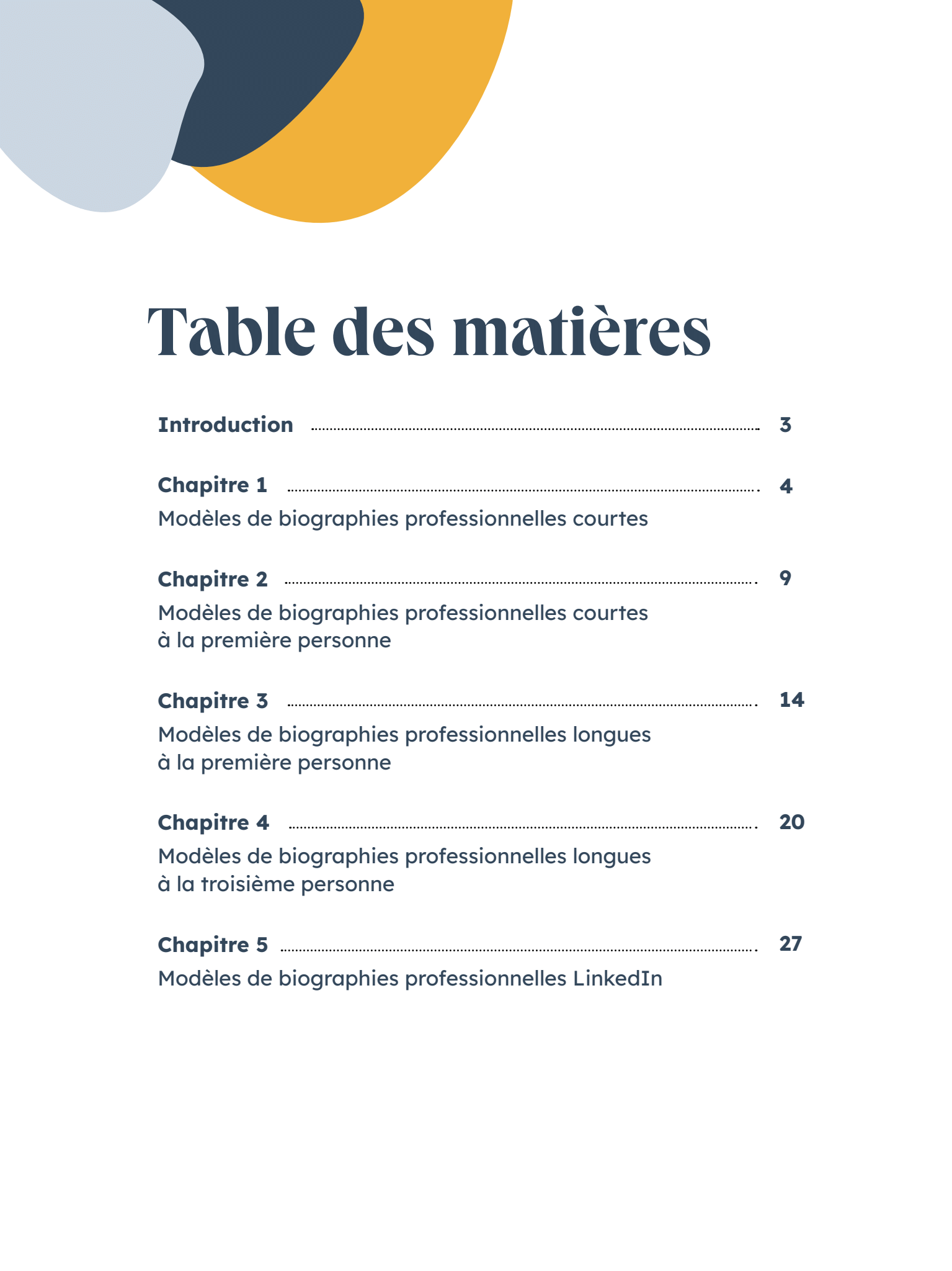 biographies-professionnelles-sommaire