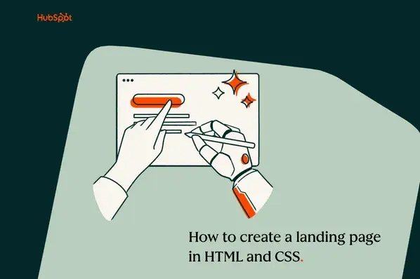 landing page using html and css