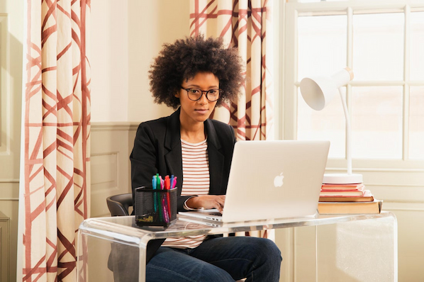 Woman on Laptop 