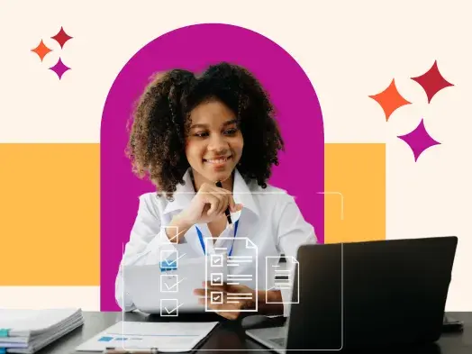 woman using lead for best practices