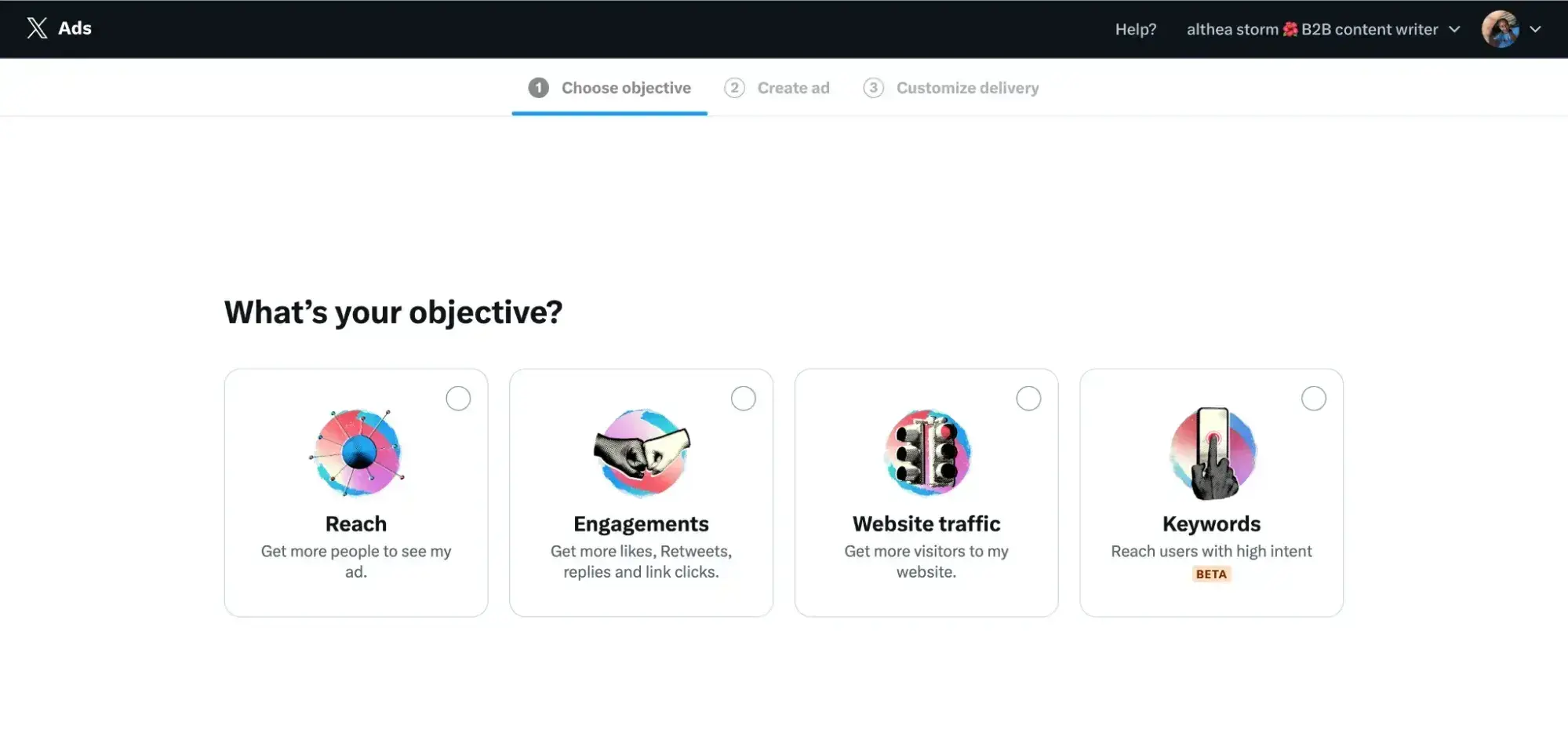 lead generation, objective