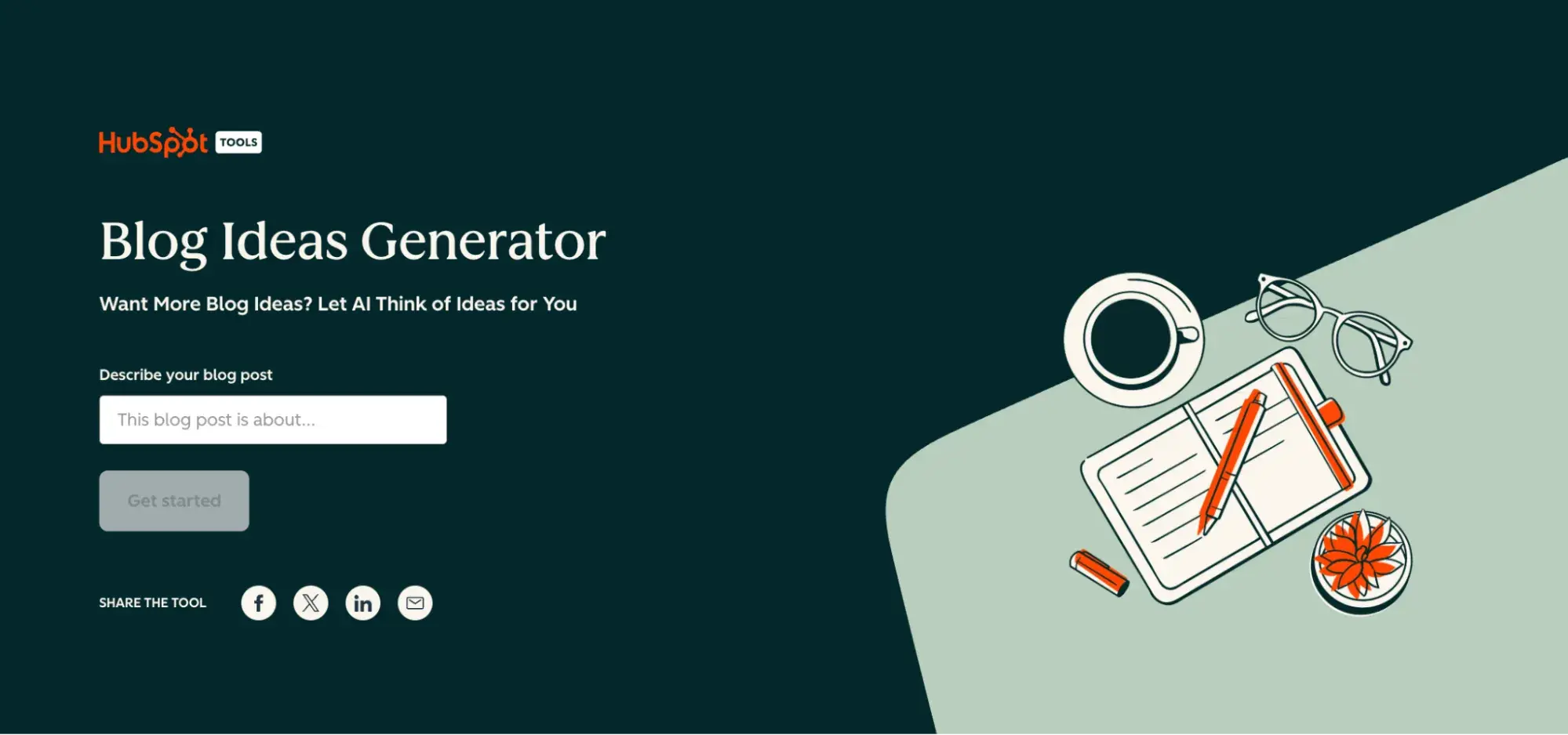 lead generation, blog post idea generator
