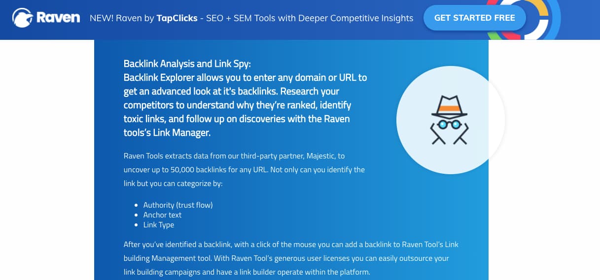 Raven SEO Tools, suite de herramientas para link building