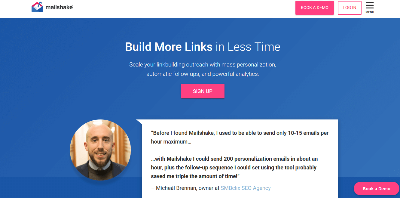 Herramientas para hacer link building: Mailshake