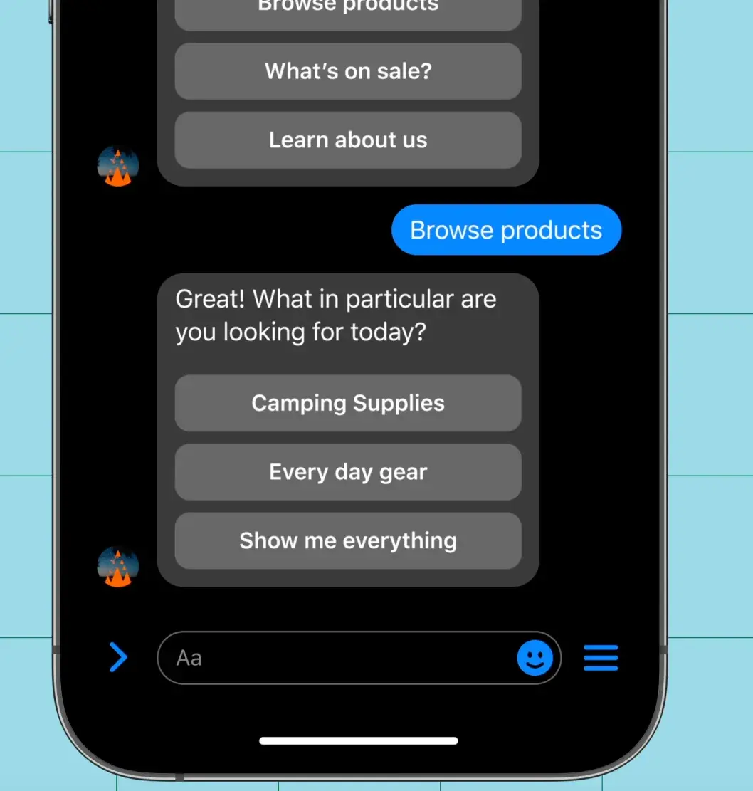 manychats facebook messenger feature