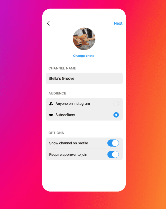 Cómo crear un canal de difusión en Instagram