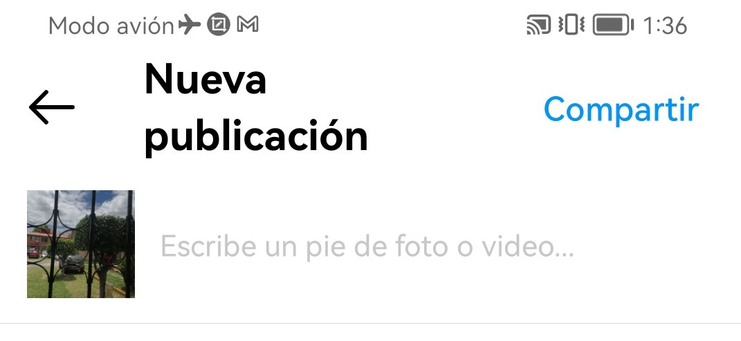 Tips de Instagram: publicar en modo avión