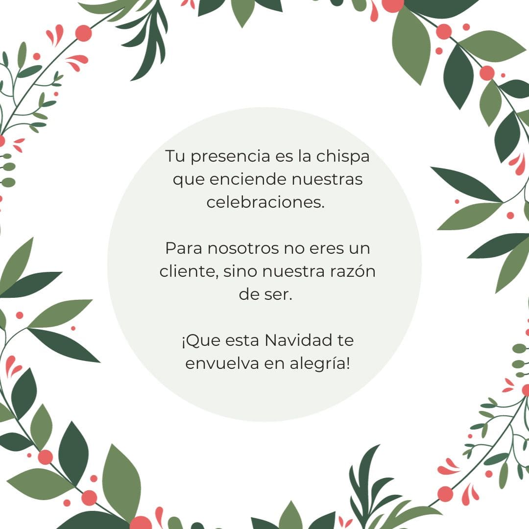 Deseos navideños para clientes: nuestra razón de ser