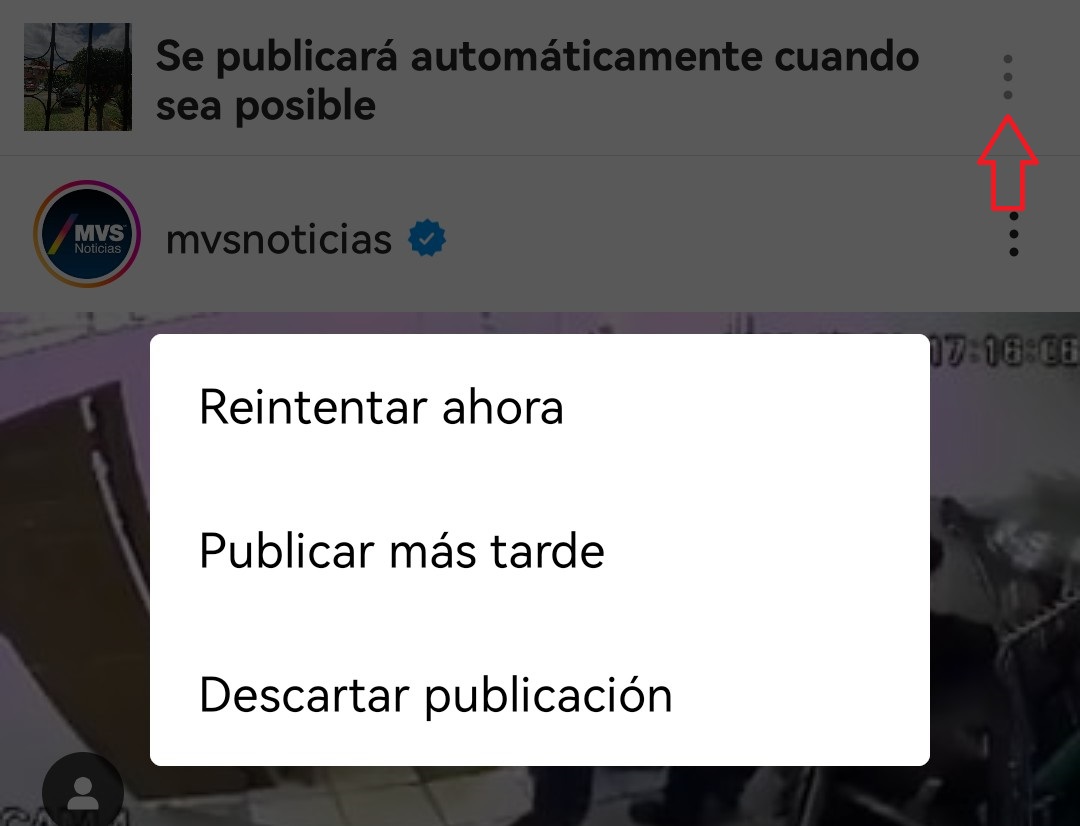 Tips de Instagram: descartar publicación
