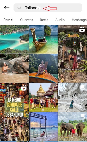 Tips de Instagram: búsqueda por lugar