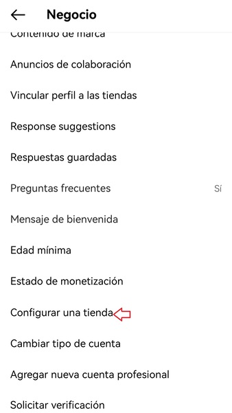 Dónde está la tienda de Instagram: configuración de tienda