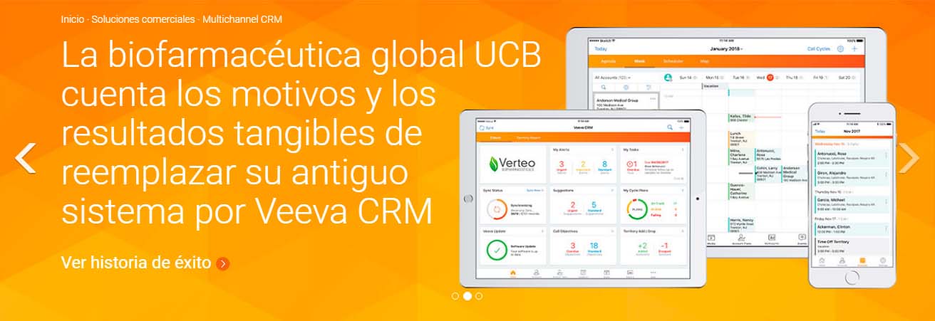 Ejemplo de CRM en la nube: Veeva