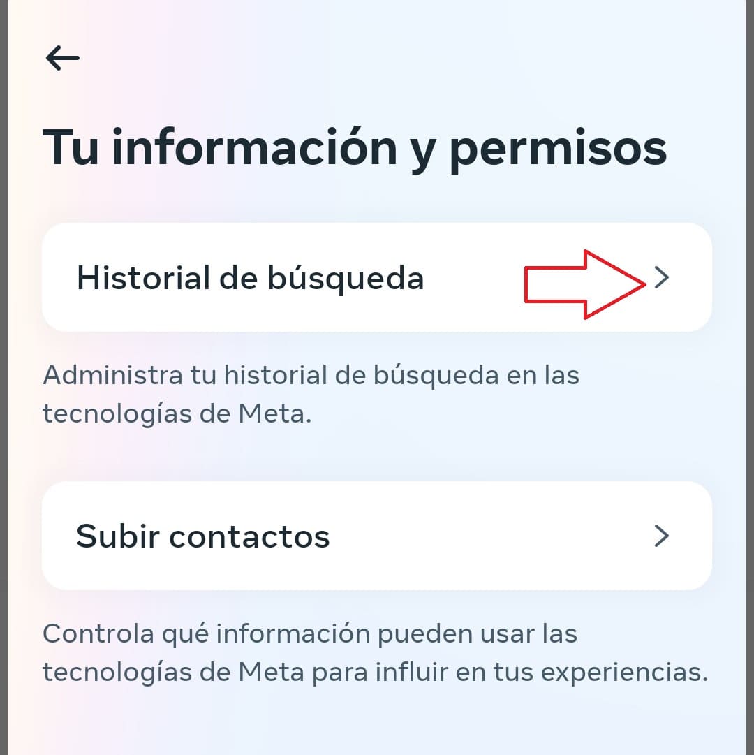 Tips de Instagram: historial de búsqueda