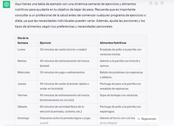 ChatGPT ejemplos: cómo detallar una petición