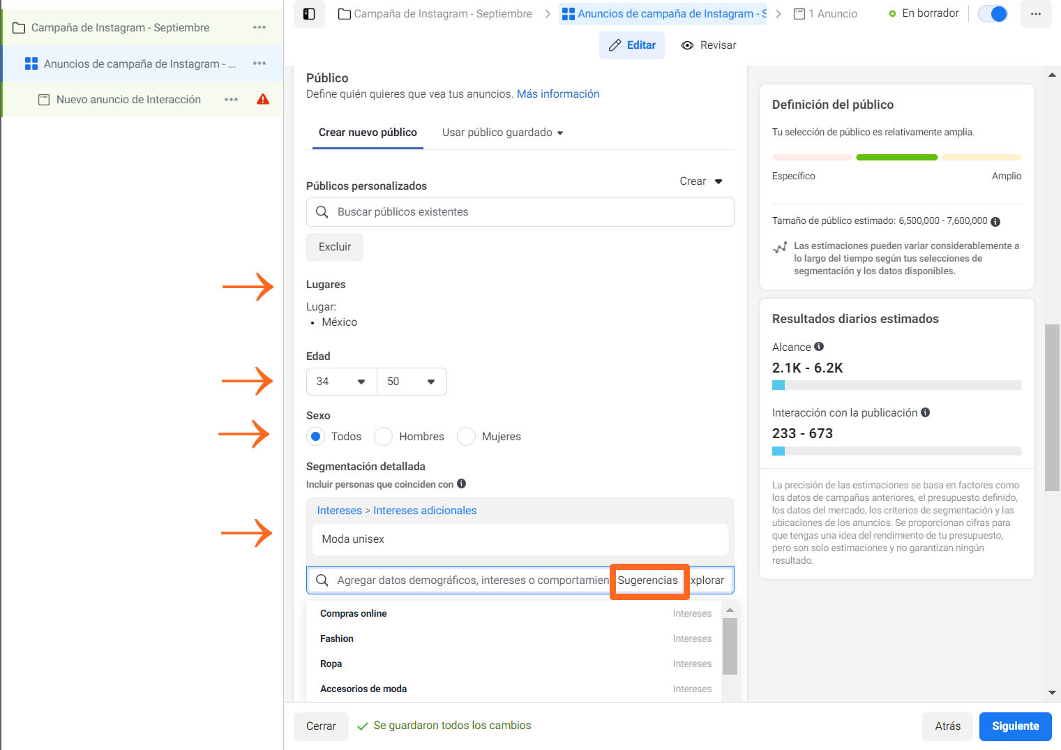 Cómo utilizar el administrador de anuncios de Instagram: define a tu público