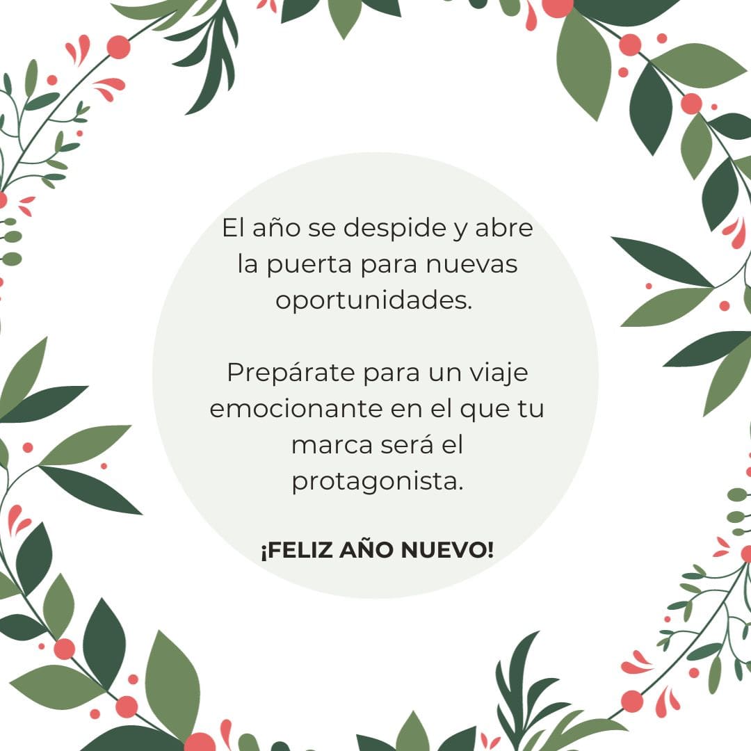 Mensaje de Navidad y Año Nuevo para empresas