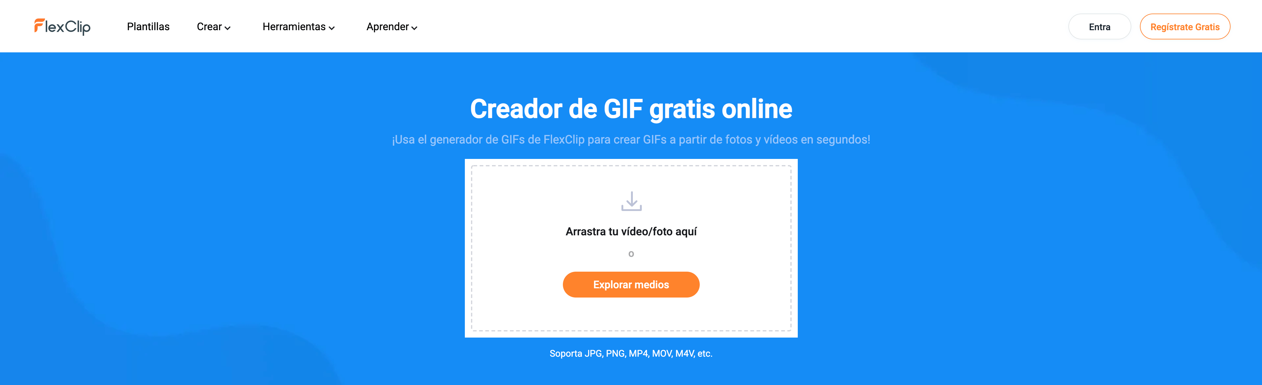 Programas de marketing de contenidos: FlexClip