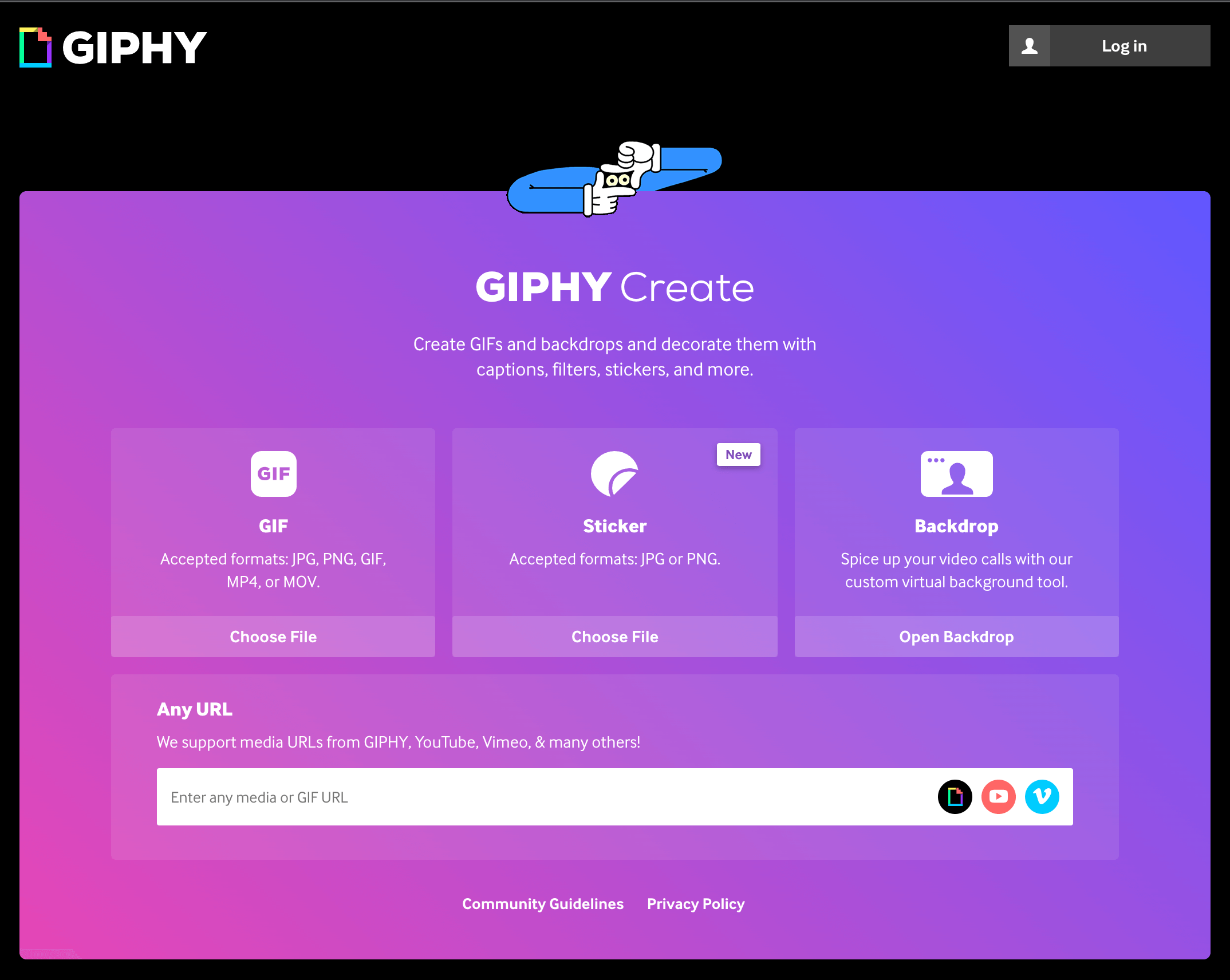 Programas de marketing de contenidos: Giphy
