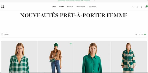 Benetton web design