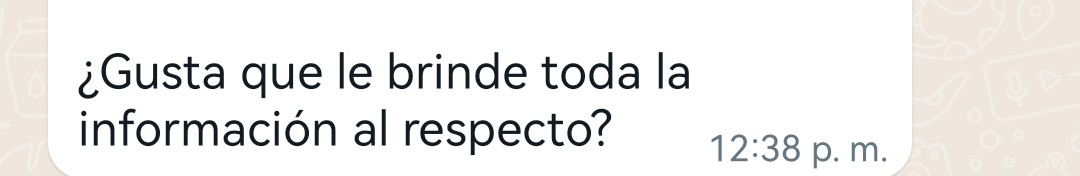 Call to action ejemplos de WhatsApp