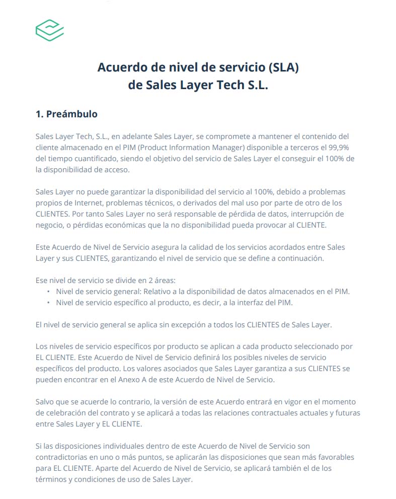 Ejemplos reales de SLA en empresas