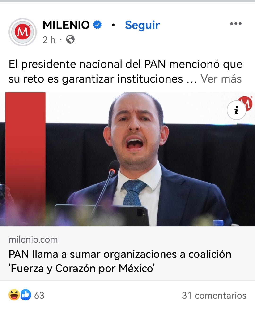 Call to action ejemplos de noticias en redes