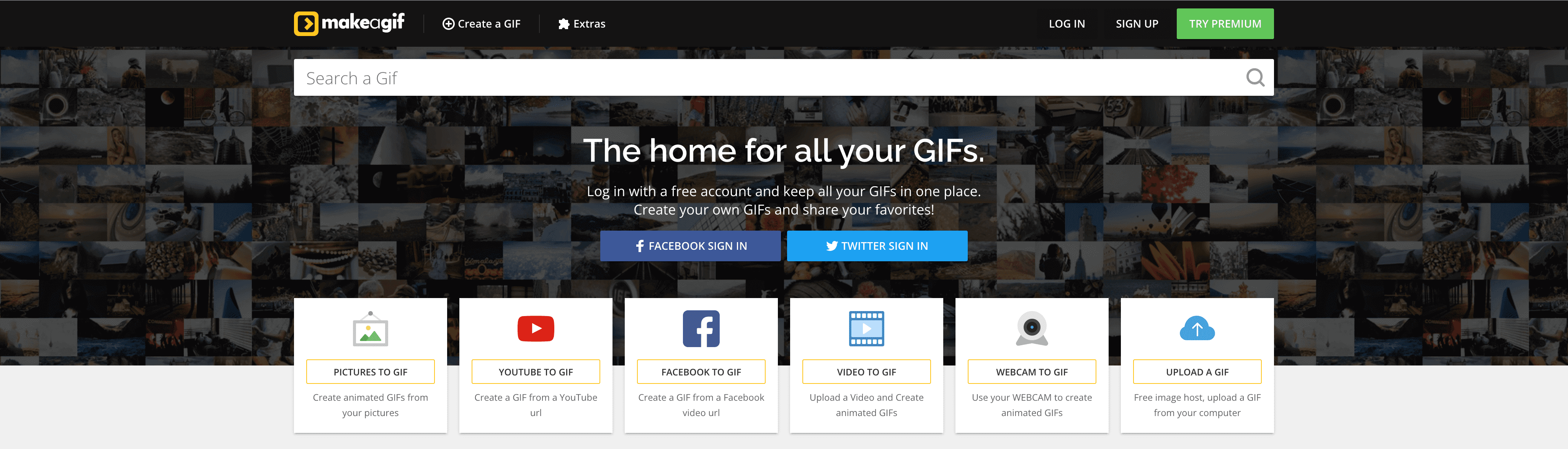 Programas de marketing de contenidos: Makeagif