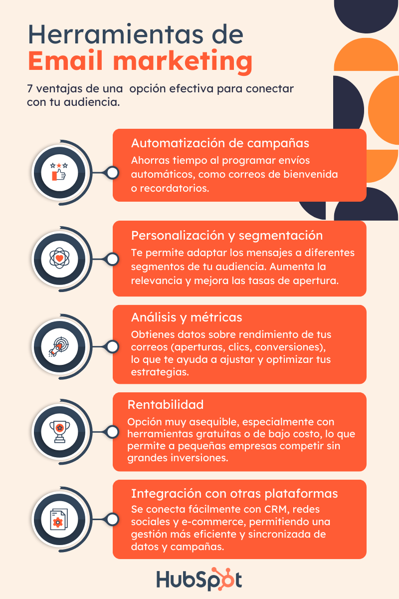 herramientas de email marketing ventajas