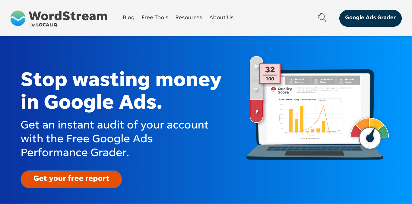 Herramientas para gestionar PPC: WordStream