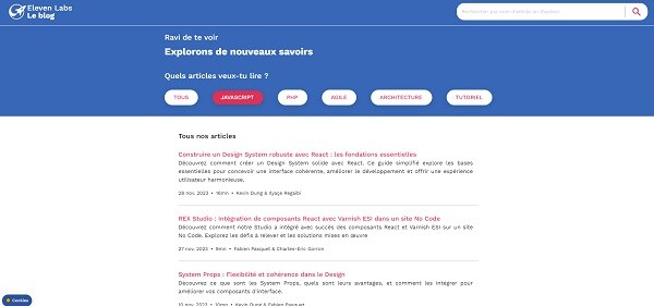 Blog dev - Eleven Labs