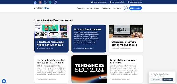 Blog dev - Le blog du codeur