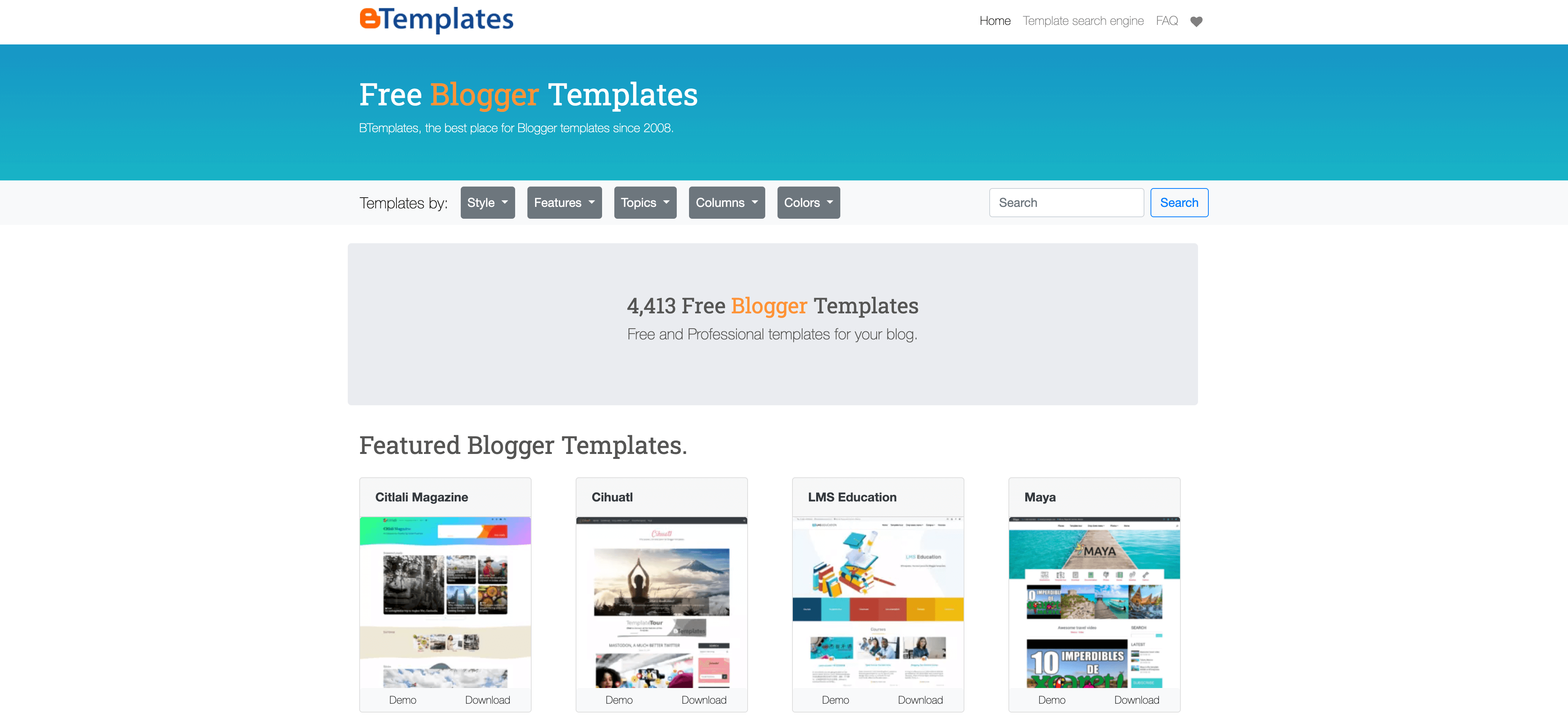 Herramientas para blog: bTemplates