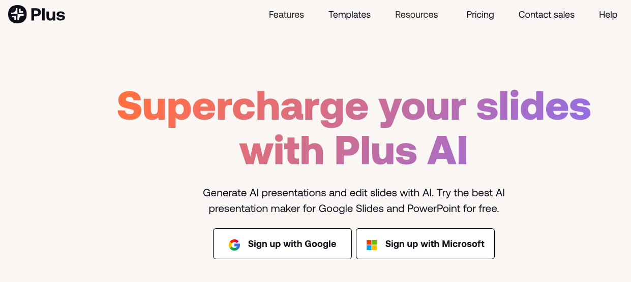 Crear diapositivas con IA-Plus