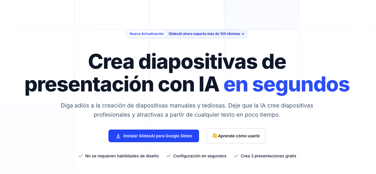 IA para crear presentaciones -Slides AI