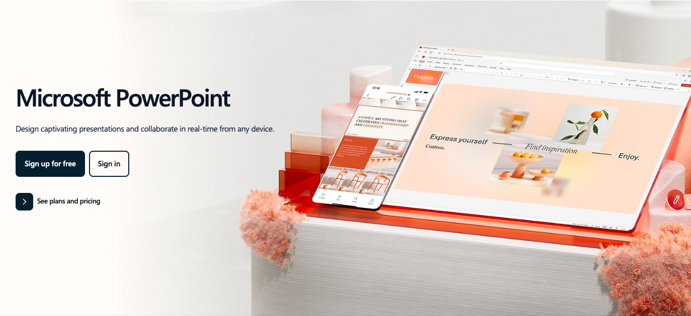 IA para hacer presentaciones - powerpoint