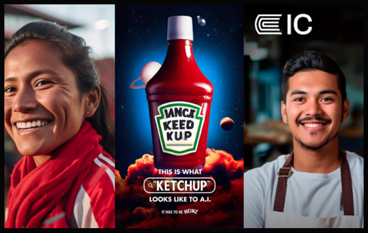 Campaña de publicidad hecha con IA de HEIZ