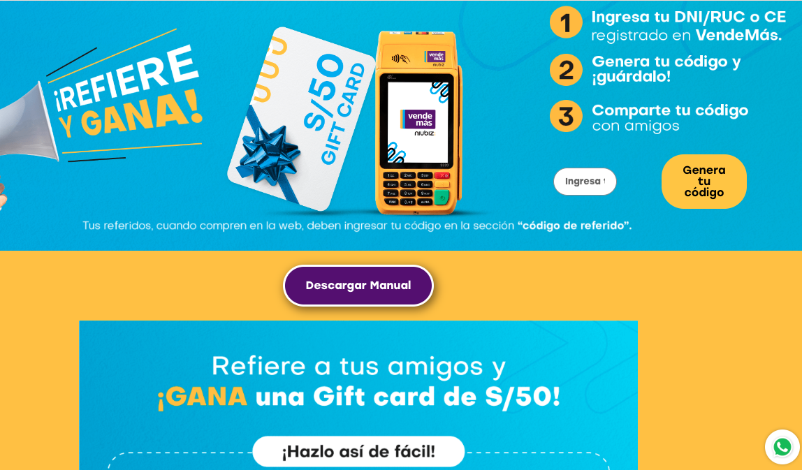 Campaña de referidos