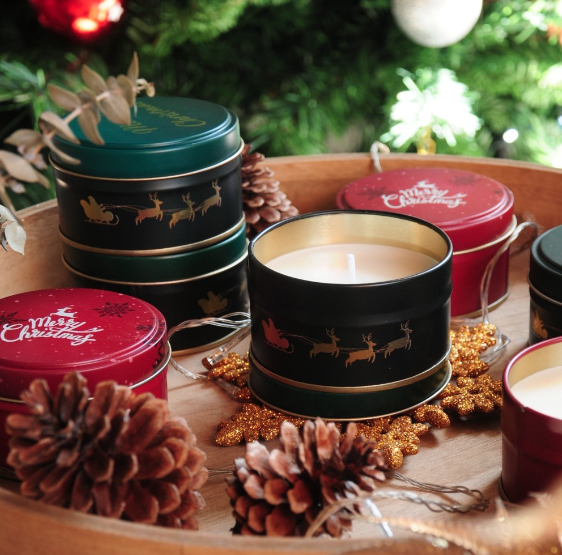 Velas sostenibles de cera de soya