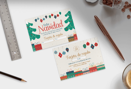 Tarjetas personalizadas navideñas