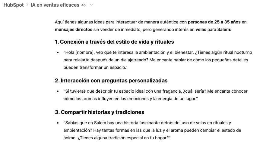 Ejemplo de prompts para IA