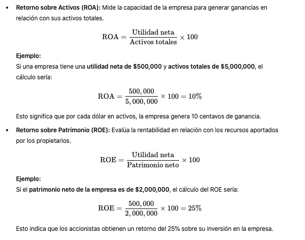 Evaluación de la Rentabilidad: Cálculo del ROA y ROE