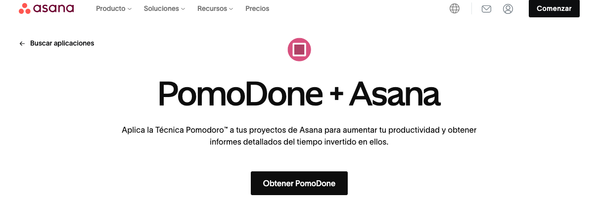 PomoDone + ASANA