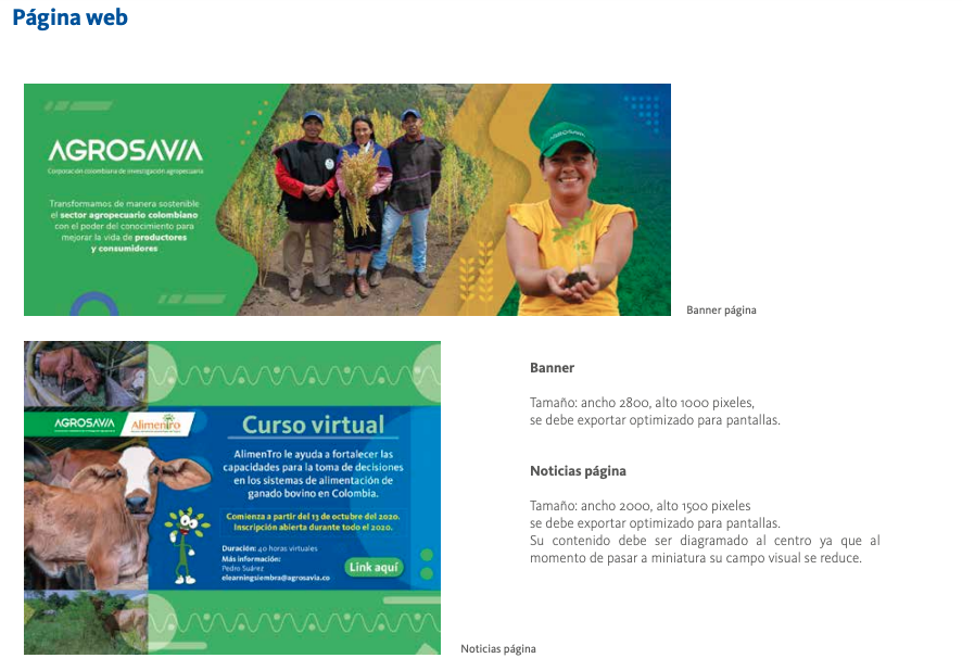 página web de agrosavia