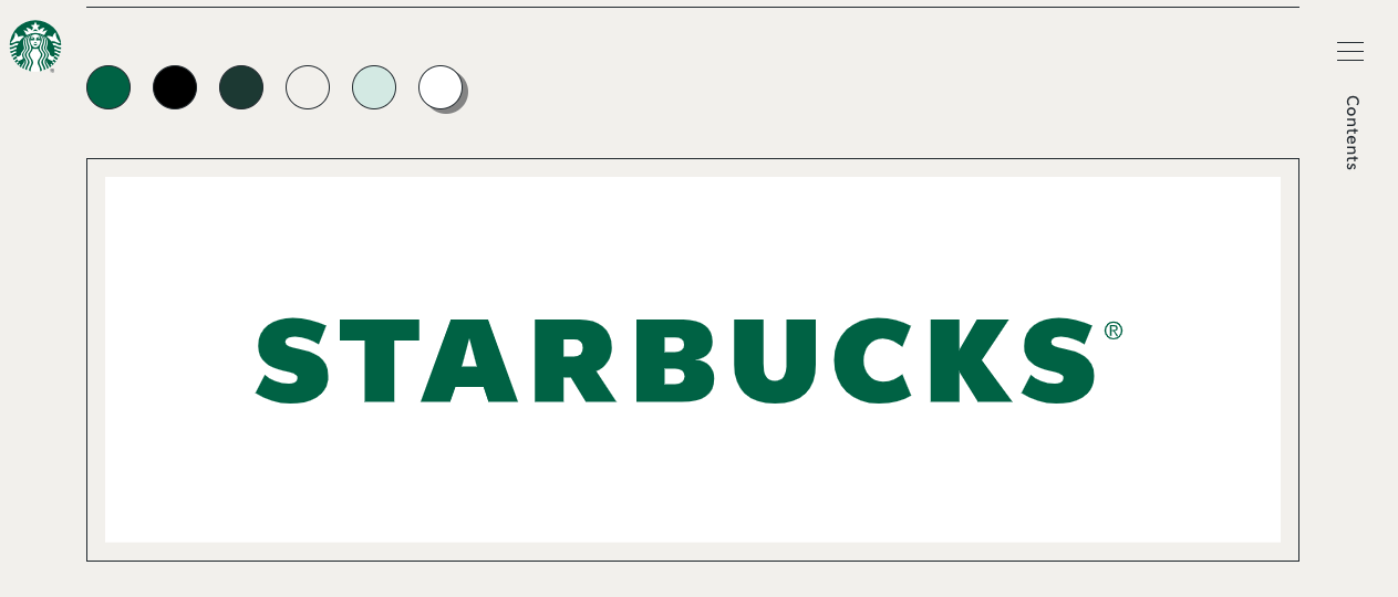 Colores institucionales de starbucks